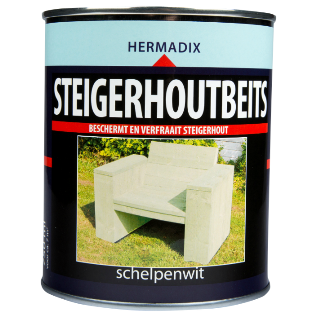 de jouwe Vlot raket Steigerhoutbeits schelpen wit 2500 ml (bestelartikel) | Minco Bouwmaterialen