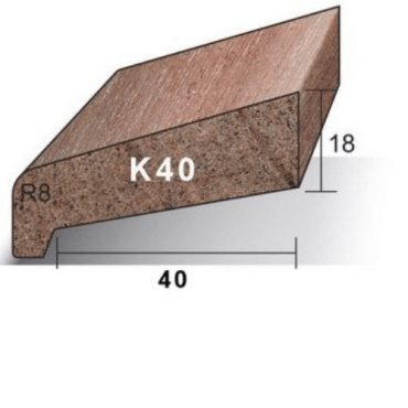 Meranti Neuslat K40 18x54 mm rondom 60 mu wit gegrond lengte 275 cm