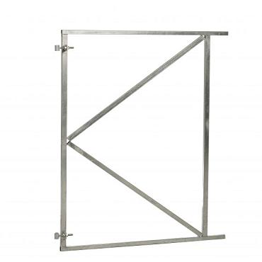 Stalen poortframe verstelbaar vuurverzinkt 150 x 155 cm.