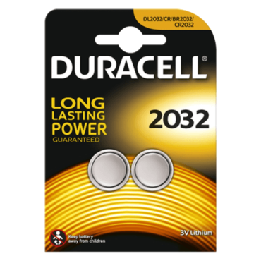 Duracell knoopcel lithium 3 volt verpakt per 2 stuks