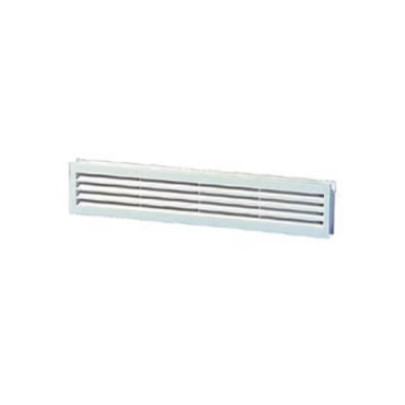 Nedco deurrooster 46x9 cm 2 delig wit