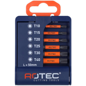 Bitset IMPACT 6-delig E6,3 x 50mm TORX